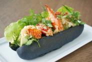 Warm Lobster Sub, Garlic Butter, Avocado, Charcoal Bun from Grand Hyatt Hong Kong